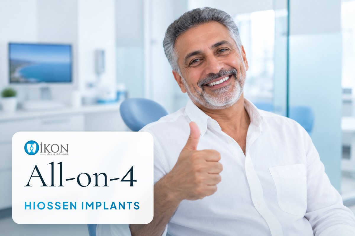 All-on-4 with Hiossen implants in Istanbul, Turkey (illustrative image, not a patient)