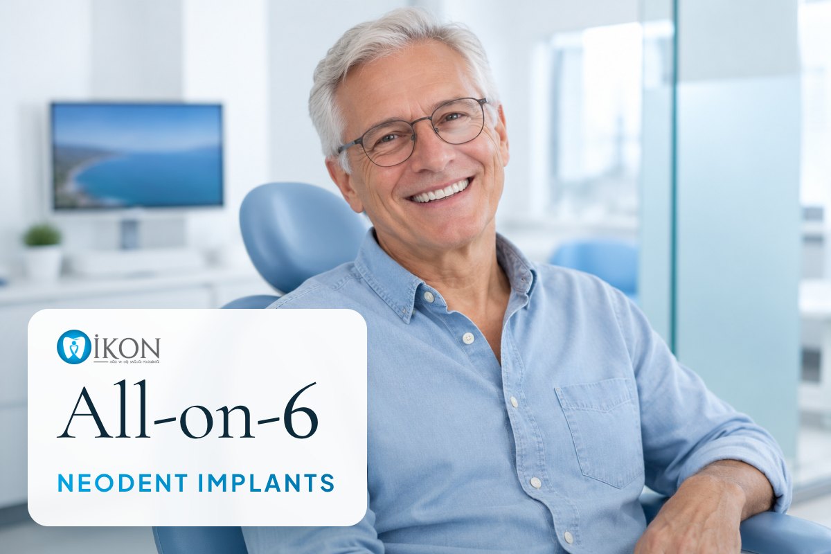 All-on-6 with Neodent implants in Istanbul, Turkey (illustrative image, not a patient)