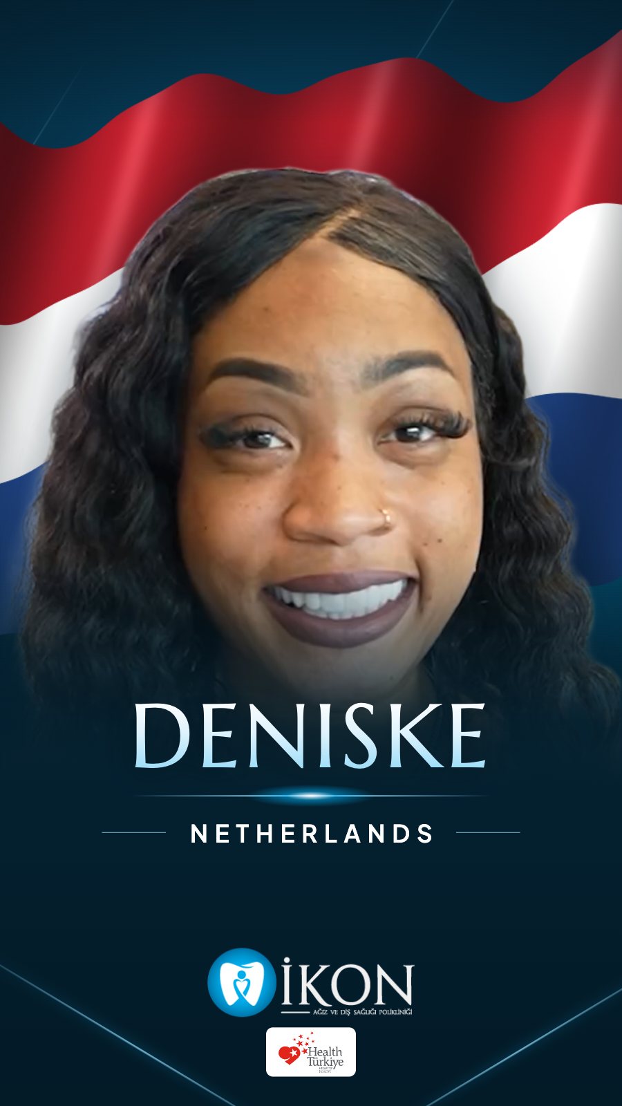 Deniske from the Netherlands: dental treatment at İkon Dental in Istanbul, Turkey (patient video review)