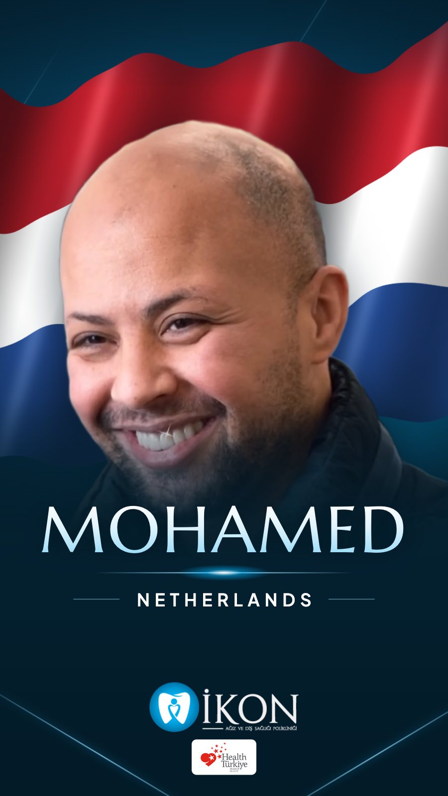 Mohamed from the Netherlands: dental treatment at İkon Dental in Istanbul, Turkey (patient video review)